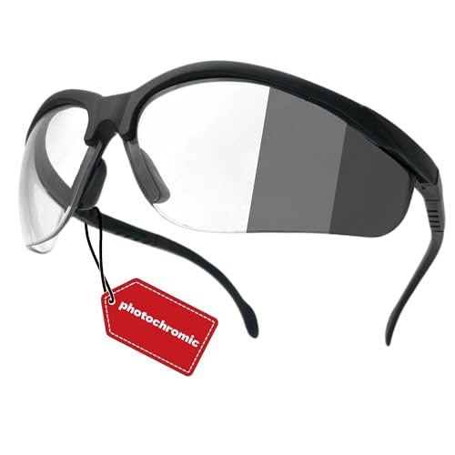 Safety Glasses Anti Fog Photochromic ANSI Z87.1 UV Protection Scratch Resistant hunting tactical Airsoft - color: Sph024 Not Anti-fog Photochromic