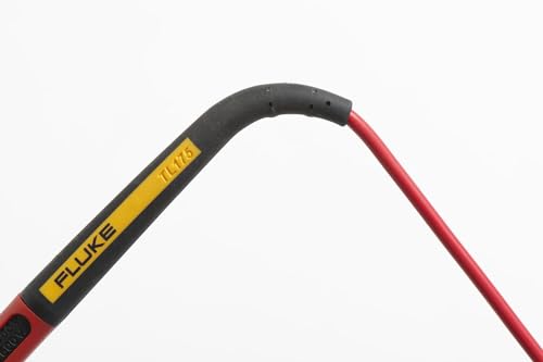 Fluke TL175E TwistGuard Double Insulated Silicone Test Lead Set with Removable 4mm Lantern Tips, 2mm Diameter Probe Tips - size: 56.5"