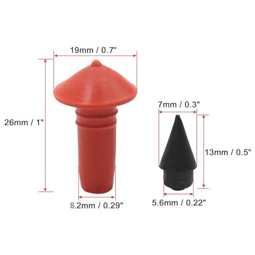 Tire Repair Kit, Tire Plug Kit Heavy Duty Professional, Deluxe Tubeless Tire Plugger Repair Kit with Mushroom Plug for Motorcycle, Truck, ARB, ATV, Tractor, RV, SUV, Trailer