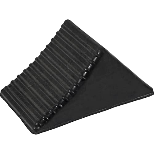 Buyers Products WC1467A Wheel Chock, Rubber, 5 x 6 x 5 Inch, Ideal for Utility Vehicles and Trailers, Reinforced Rubber Design for Durable Continued Use, Black (Pack of 4) - size: 1 Count (Pack of 4)