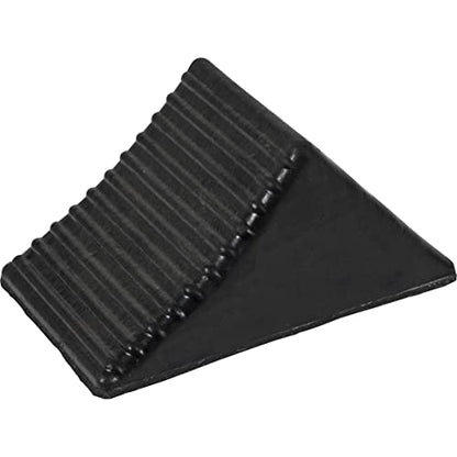 Buyers Products WC1467A Wheel Chock, Rubber, 5 x 6 x 5 Inch, Ideal for Utility Vehicles and Trailers, Reinforced Rubber Design for Durable Continued Use, Black (Pack of 4) - size: 1 Count (Pack of 4)