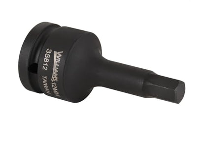 Williams JHW35817 3/4-Inch Drive Impact Hex Bit Driver, 17mm , Black - size: 17MM, style: Metric