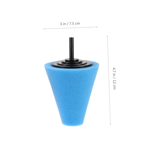 MAGICLULU 3Pcs Auto Wheel Polishing Sponge Cone for Car Detailing Hard to Reach Areas Durable Buffing Pads for Waxing Polishing Sealing for Cars Boats