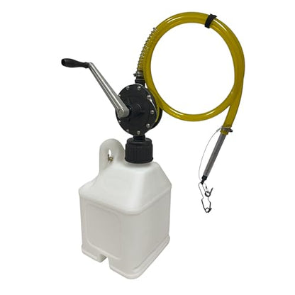 FLO-FAST Pro 5-Gallon Fluid Transfer KIT with High-Flow Pump – 8 GPM, Portable, Durable, Made in USA – Marine, ATV, Automotive, Agriculture (Natural)