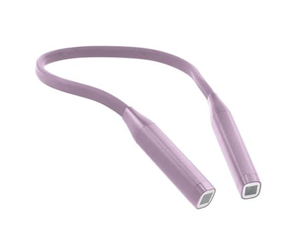 Mighty Bright Atlas Rechargeable Neck Light, 12 LED, 3 Color Temperatures, USB-C Charging Cable Included (Lavender) - color: Lavender
