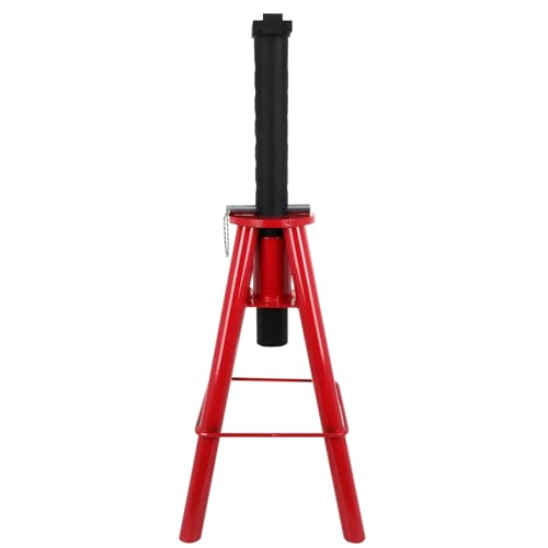 10 Ton (20,000 lbs) Capacity Pin Type Jack Stand for Car Truck Lift - Red, Medium