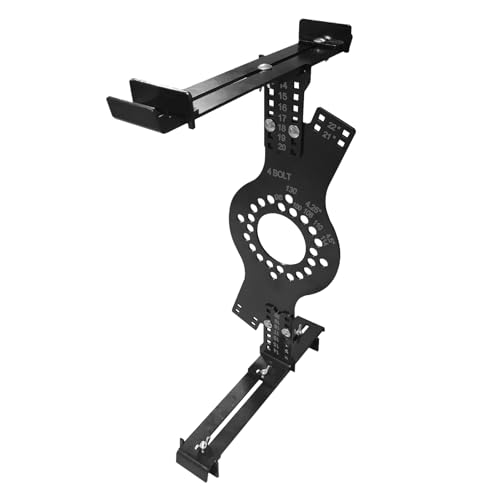 Wheel Fitment Simulator Tool, 14"-22" Tire Rim Size Measuring Mockup Tool | Wheel Offset Measuring Tool, 4 Lug Pattern - color: 4-Lug Pattern