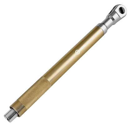1/2 Inch Offset Extension Ratchet Impact Wrench, 120Nm Impact Ready Electric Extension Wrench with 42T Precision Gear, 430mm Ratchet Extension for Narrow Auto Repair Working Environments - color: 430mm