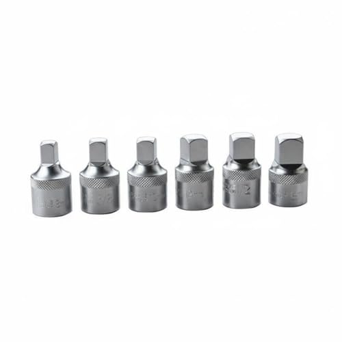 harayaa Wrench Socket Square Head Sump Plug Key Oil Pan Removal Drain Plug Automotive Tool Universal Compatibility Heat-Treated Alloy Steel Sandblasted Finish Suitable for Garage Vehicle Maintenance
