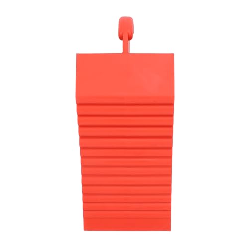 Ejoyous Heavy Duty Rubber Wheel Chock with Ribbed Anti Slip Design and Handle for Car Truck SUV Trailer RV