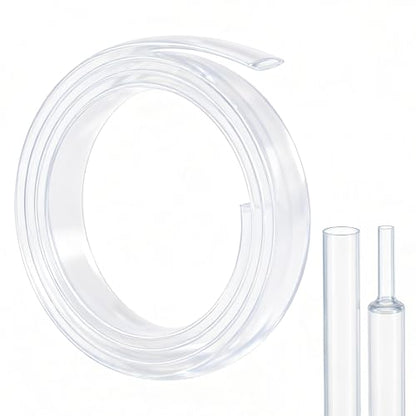 1M Heat Shrink Tubing, 9mm OD, 2:1 Ratio, Clear | Polyolefin Shrinkable Tube, Waterproof Electrical Insulation Tubing, for Wire Cable and Electronic Component Protection - size: 1M Φ9 Clear