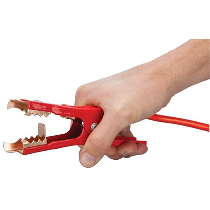 Performance Tool W1668 6GA 16 ft. Battery Jumper Cables - Rubber-Coated 100% Copper Cables, Color-Coded Alligator Jaws, Heavy Duty - style: Industrial