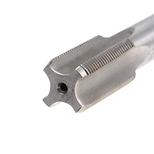 uxcell Metric Machine Tap Left Hand M14 Thread 1 Pitch H2 4 Flutes High Speed Steel Screw Thread Taps Tapping Tool - size: M14x1