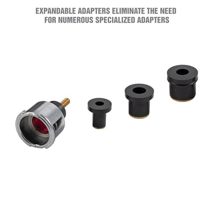 OEMTOOLS 27067 Universal Cooling System Adapter Set, Works with Auto Coolant Pressure Tester to Test Pressure in Most Vehicles, Fits Plastic Reservoirs
