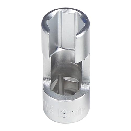 13MM (3/8"DR) Difficult Access Diesel Injector Fuel Line Socket Set Difficult Access Flare Nut Wrench Spanner for Wired Temperature Sensors, Thermo Switches, ABS Tube, Master Cylinder, Coolant, etc - size: 13MM(3/8"DR.)