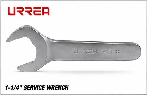 URREA Service Wrench - 1-1/4" Mechanics Wrench with Thin Forged Design & Satin Finish - U3540 - color: Single Wrench, size: 1-1/4"