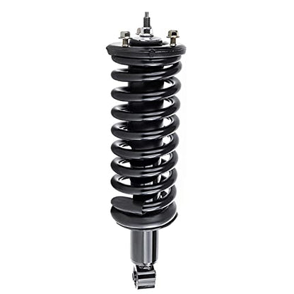 Detroit Axle - 4WD Front Struts & Coil Spring Sway Bars + Rear Shock Absorbers Replacement for 2005-2019 Nissan Frontier 4.0L - size: 6AQS47261/Shock Kit