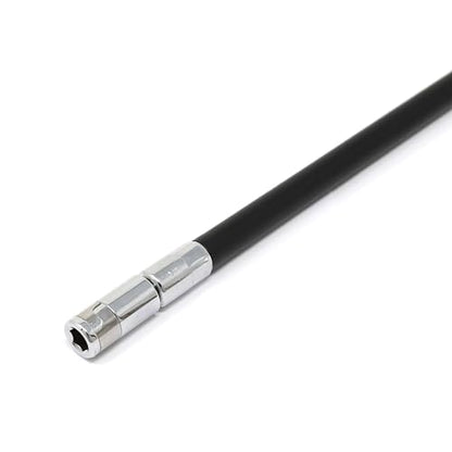 CTA Tools 8851 Extra Long Flex Driver with 1/4" Sq. x 1/4" Hex Adapter - Flexible Drill Bit Extension for Tight Areas, Flexible Screwdriver Extension for High-Torque Loads, Rugged, 24-Inch