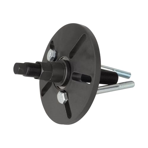 DAYUAN Harmonic Balancer Puller Removal & Installation Tool Kit | Flywheel & Crankshaft Pulley Removal, Steering Wheel Pulling, Metric & SAE Bolts，Heavy-Duty Steel