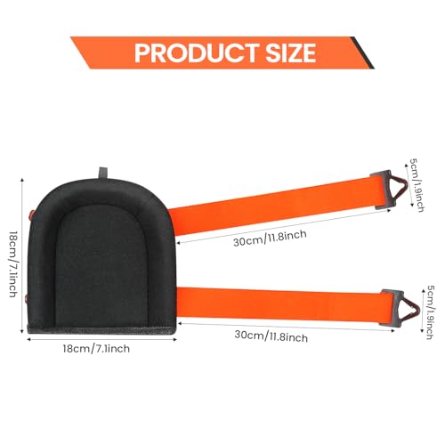 Professional Knee Pads, Heavy Duty Foam Padding, Anti-Slip Gardening Knee Pads with Adjustable Straps and Easy-Fix Clips for Construction Flooring Plumbing Cleaning