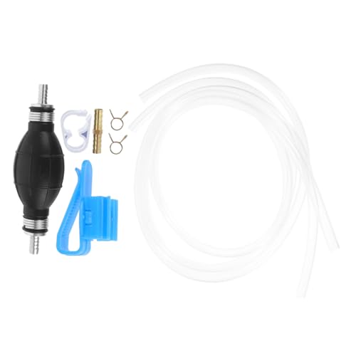Manual Hand Siphon Pump Fuel Transfer Hose Kit for Gasoline Oil and Fuel Plastic PVC Hand Pump Siphon for Cars Motorcycles Efficient Portable Gasoline Extraction Tool