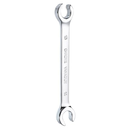 HARFINGTON Flare Nut Metric Wrench 13mm x 14mm CR-V Mirror Polished Chrome Plating Metric Wrench for DIY Hand-making Automotive Repairs and Household Maintenance - size: 13mm x 14mm