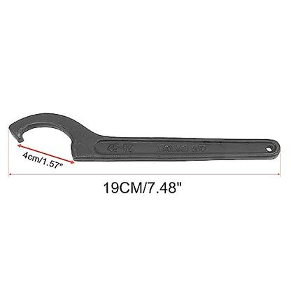 Motoforti 45-52mm Universal Black Motorcycle Rear Shock Absorber Spanner Hook Adjustment Round Nut Wrench Repair Tool
