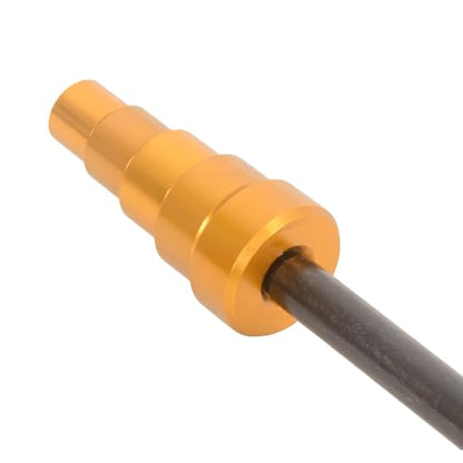 MOTO4U Piston Pin Puller, Plungers Remover Tool Heavy Duty Wrist Pin Puller-Short Skirt Piston Tool with 5 Adapters Piston Bolts (11mm, 13mm, 16mm, 19mm, 22mm) for Small Engine Repairs in Gold - color: Gold