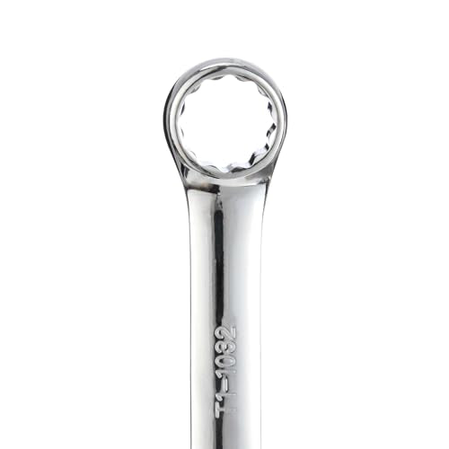 BLACK CANYON Metric 22mm Combination Wrench, 12-Point Box End & Hex Opening Design, Polished Steel - size: 22 mm