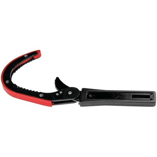 Performance Tool W157 Adjustable Oil Filter Pliers - 2 3/4 to 4 1/4-Inch Jaw Opening with Serrated Jaws for Maximum Grip, Fits Most Filters - size: Adj Wrench | 2-3/4 to 4-1/4"