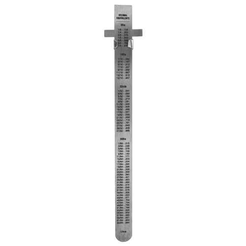 Performance Tool W5707 6-Inch Stainless Steel Sliding Depth Gauge, Silver