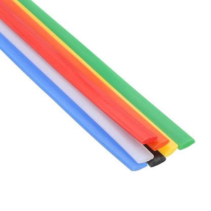 Plastic Welding Rods, 10in HDPE Welder Rod High-Strength Waterproof Fit for Repairing Plastic Bumper Kayaks Car Bumpers Motorcycle Tanks DIY Crafts - (7 Pack, 7 Colors)