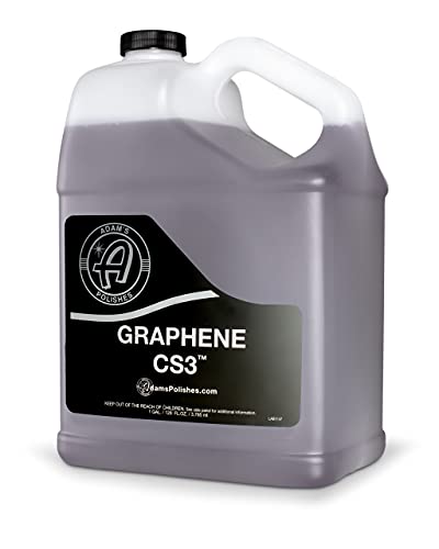 Adam’s Graphene CS3 Gallon - 3-in-1 Graphene Waterless Wash, Ceramic Detail Spray & Spray Coating, High Gloss, Streak-Free Shine & 90-Day Protection for Cars, RVs, Boats & Motorcycles - size: 128 Fl Oz (Pack of 1)