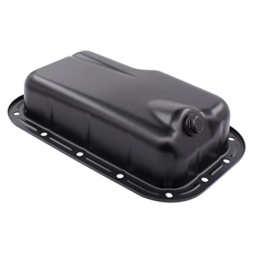 NewYall Lower Engine Oil Pan Sump w/Drain Plug | for Chrysler 300 Dodge Challenger Charger for Jeep Wrangler 2011-2016 5184546AA 5184546AB 5184546AC 264-357 CRP50A