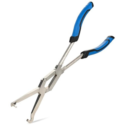 SMOTIVEPRO 13INCH Electrical Disconnect Pliers, Long Reach Electrical Disconnect Pliers for Cars, Automotive Electrical Connector Removal Tool with Ergonomic TPR Handle - color: 13INCH Electrical Disconnect Plier