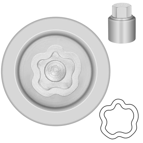 075 Wheel Locking Nut Key for Nissan Infiniti, ID 21mm Lug Socket | Wheel Lock Nut Socket Adapter, Anti-Theft Lug Nut Removal Tool, Anti-Theft Screw Remover, Repair Tool, Tyre Fitting, garage - size: socket 075