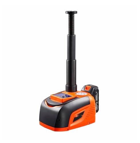 Electric Car Jack 5 Ton, Scissor Jack with LED Light, Portable Hydraulic Jack Kit for Sedan, Truck, SUV - Fast Lifting, Wireless Control