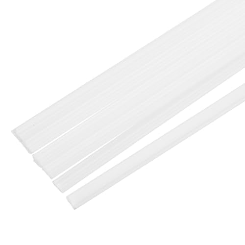 MECCANIXITY 10pcs 20 Inch Plastic Welding Rods PP Welding Strips Welder Rods for Car Bumper, Kayak Repair, Plastic Welder, White - color: White, size: 20 Inch