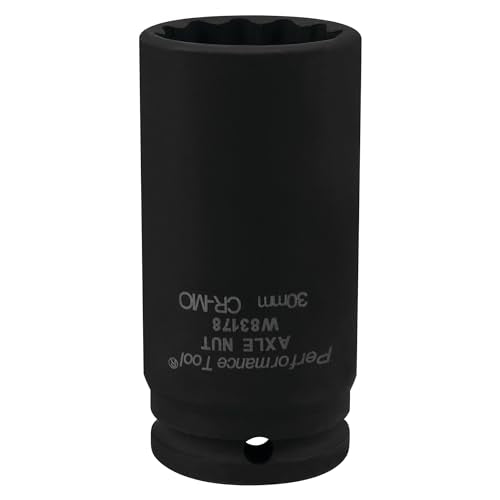 Performance Tool W83178 30mm 12 Point Axle Nut Socket - style: 30mm