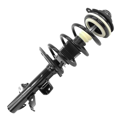Detroit Axle - FWD Front Struts Sway Bars for Jeep 2014-2022 Cherokee, 2 Struts with Coil Springs 2 Sway Bar End Links 2015 2016 2017 2018 2019 2020 2021 Replacement Suspension Kit - size: 4QS54528/Sway Kit