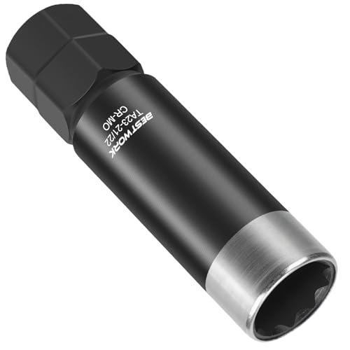10 Spline Lug Nut Key, for TA23-21/22 10 Point Lug Nut Socket | Compatible with Bimecc 10 Spline Lug Nut Socket, Double Layer Reinforcement, Dual Hex Drive, CR-MO Steel - size: TA23-21/22