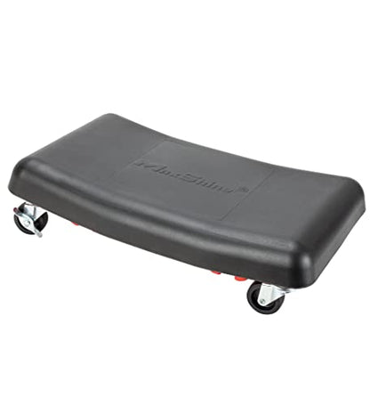 Maxshine 2-in-1 Modular Detailing Creeper Seat with Cushion – Rolling Creeper with Removable Cushion & Tool Tray – Heavy-Duty Polyethylene & Steel Frame, 4” Wheels - size: Complete Set
