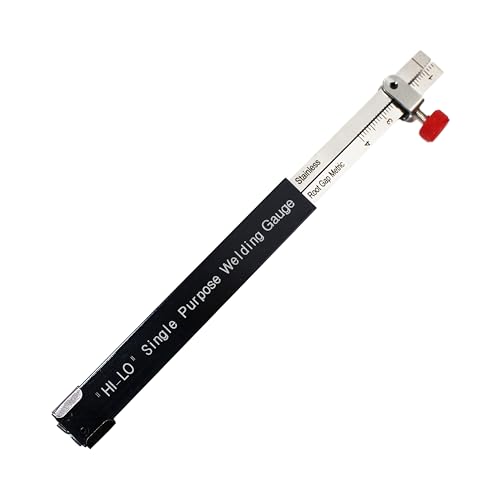 HFS(R) HI-LO Welding Gauge 0.5-4CM - Metric for Internal Alignment and Fit-up/Misalignment - size: Metric HI-LO