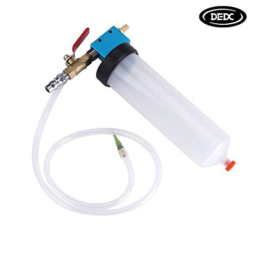 DEDC Universal Auto Brake Fluid Extractor, Power Steering Oil Change Replacement Tool, Brake and Clutch Fluid Drained Bleeder Tool Equipment Kit for Car Motorcycle