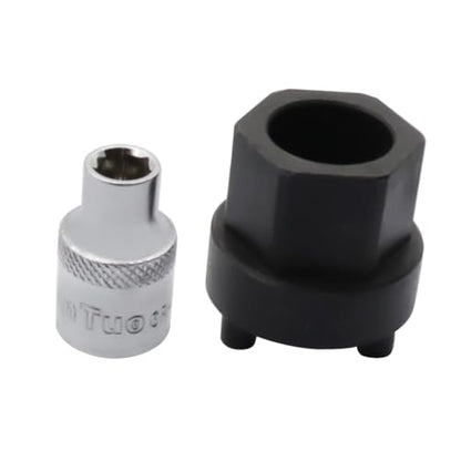 XQSMWF 1 Set A/C Compressor Clutch Hub 20mm Remover Tool with 7mm Socket Fit for Mercedes-Benz C280 C350 CL550 Fit for Porsche Fit for Seat Compatible with Chevrolet 5SE09C 5SE12C 7SEU16C