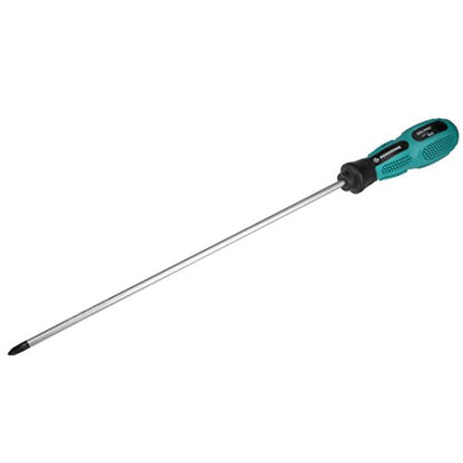 uxcell #2 Phillips Screwdriver 12 Inch Round Shaft Non Slip Comfortable Handle - size: PH2 x 12"