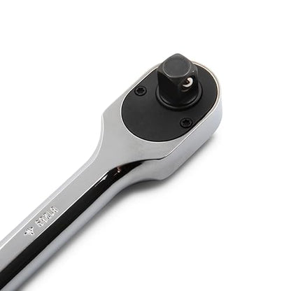 GEARWRENCH 3/8" Drive 120XP Full Polish Chrome Extra Long Handle Teardrop Ratchet | 81269XP - style: Long Handle