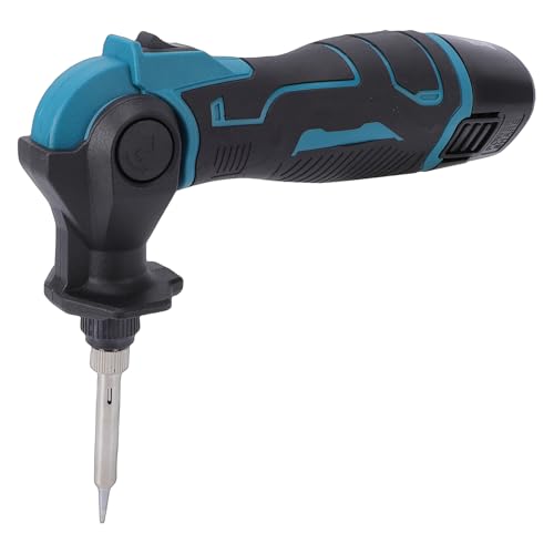 Zunate Cordless Soldering Iron Kit, 12V Portable Rechargeable Welding Tool with 2 1200mAh Batteries and 1 US Plug Charger for Electronics and Automotive Repair (2 Battery US Plug 110V)