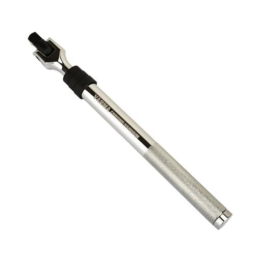 1/2" Drive Breaker Bar – 12–17.75" 6-Stage Extendable Handle, 180° Flex Head, Chrome Vanadium, High Torque - size: 1/2" Drive Breaker Bar