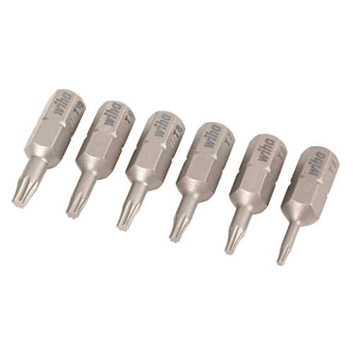 Wiha 71570 6 Piece Torx Insert Bit Set - T5 - T10 x 25mm | bike-hand-tools - size: One Size